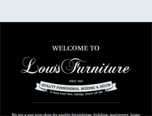 Tablet Screenshot of lowsfurniture.com